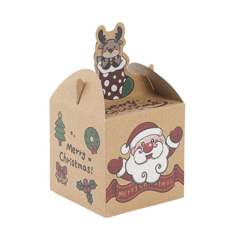 Christmas Eve Apple Gift Box – Festive Packaging for Candy and Gifts