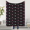 Fashion Print A-AlbaS R-RosaS Blanket Soft Warm Furry Throw Super Kids Toys Bed Sofa Car Cradle