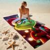 Christmas Gift Oscar Comedy Movie How the Grinch Stole Christmas soft beach towel outdoor camping vacation swinging beach scarf decorative blanket B22