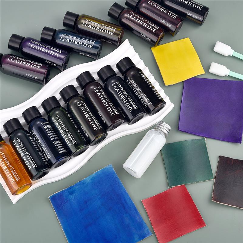 Vegetable Tanned Leather Pigment 30ml/Bottle Coloring DIY Leather Crafts Dye Graffiti Used For Vegetable Tanning Material