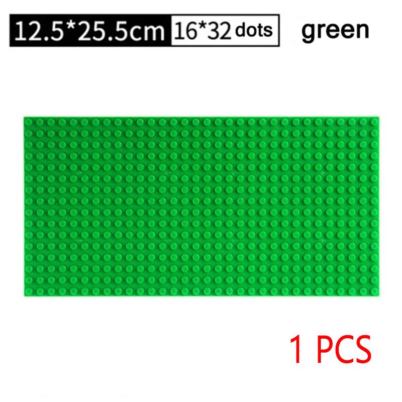 Non-Toxic Baseplate 32X32 16X32 Dots Classic Brick Plate Building Blocks Diy Constructor Parts Baseplates Compatible Brands City Friends