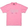 (WMNS) Balenciaga Parijs Strass T-shirt Kleine Pasvorm 'Pink Faded' Dames 809122TRVL59568