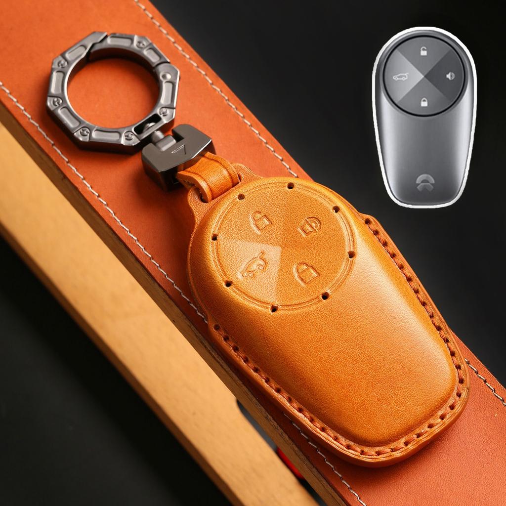 Suitable for NIO key cover ES6/ES8/ES7 leather high-end ET7/ET5/EC6 shell buckle for men and women