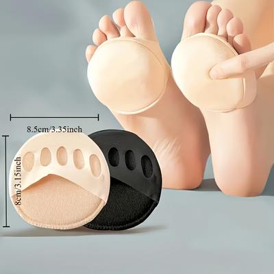 10 Pcs Set of High-heeled Shoe Front Five Toe Pads - Comfortable Foot Protection Pad, Anti Slip Toe Protection Pad, and Shock-absorbing Pad