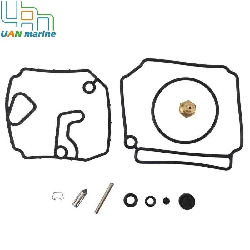 3 Sets 6H1-W0093 Carburetor Repair Kit For Yamaha 2 Stroke 75 85 90 HP Outboard Motor 6H1-W0093-00 6H1-W0093-01 Sierra 18-7291