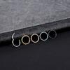 10pcs/lot Steel Hinged Segment Nose Hoop Rings Septum Piercing Daith Hoop Earring Lip Cartilage Piercings Women Jewelry 14G-20G