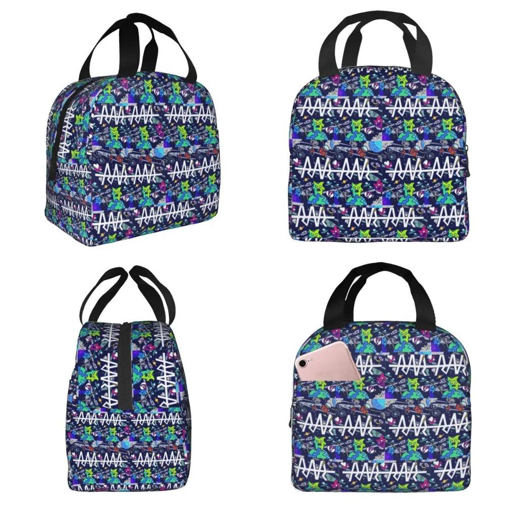 Team RAR Space Monsters Insulated Lunch Bag for Kids School Cooler Thermal Food Box Tote Portable Lunch Boxes Container