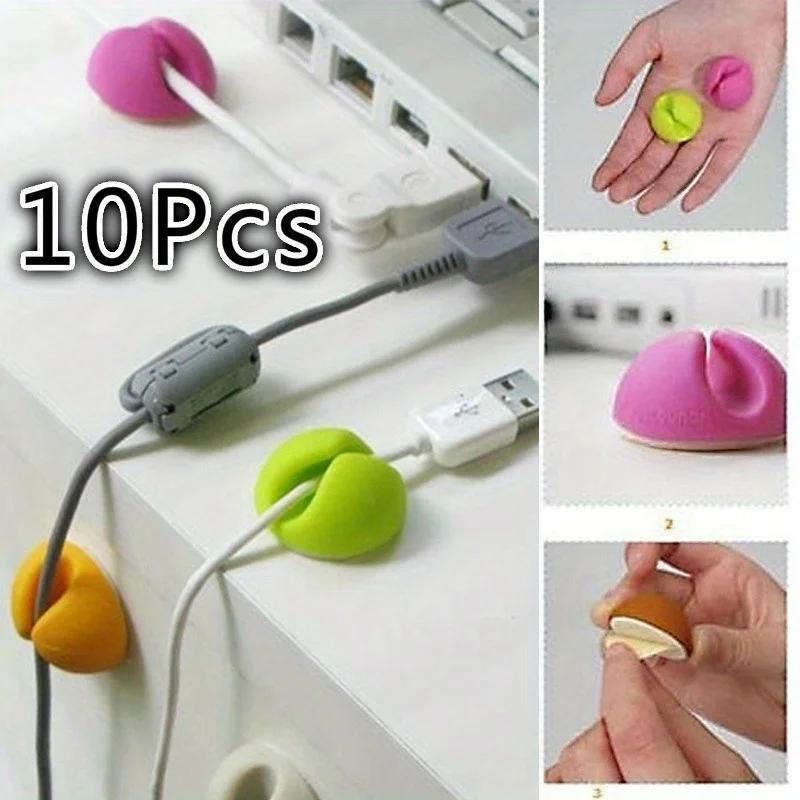 

10pcs Multipurpose Wire Clips Holder Organizer
