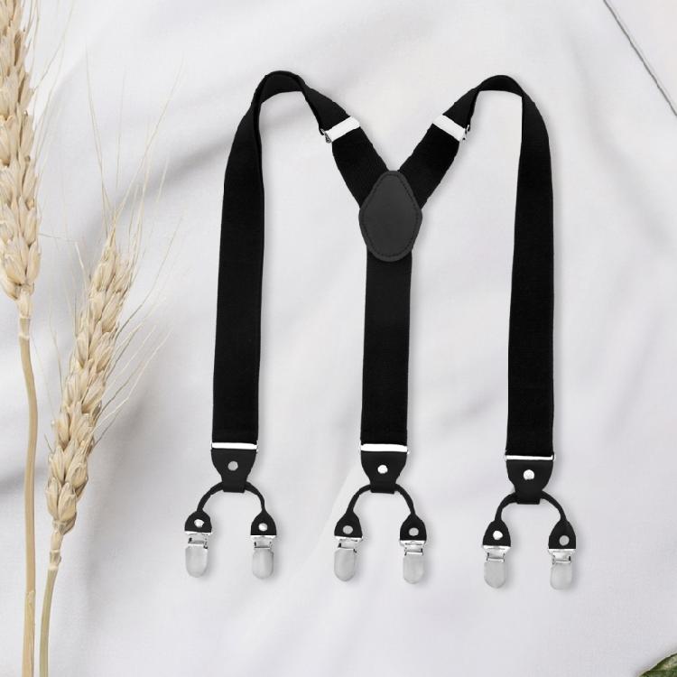 Snygga Y-formade hängslen, justerbar längd, passar de flesta män och kvinnor, metallklämma, mångsidigt tillfälle