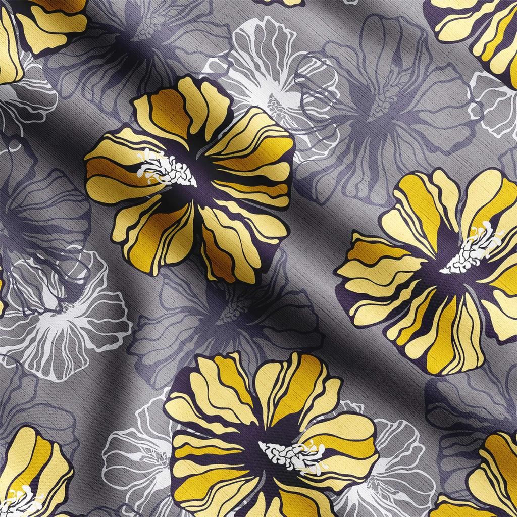 Soimoi Bird & Flowers Print,  Cotton Cambric, Quilting Fabric Sold by The Yard 42 Inch Wide, Medium Weight Cotton Fabric, Sewing  Supplies