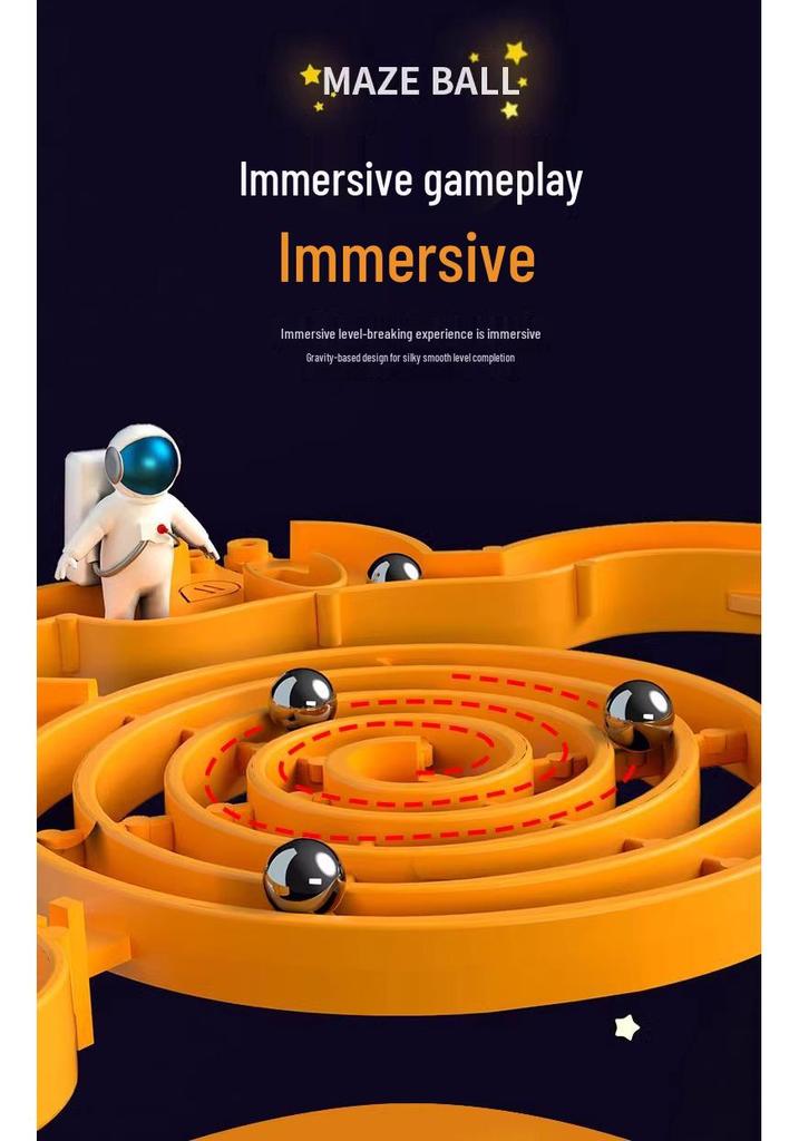 Kids' 3D Maze Ball: Enhance Balance, Concentration & Brain Power
