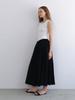 Out Maxi Full Skirt Black