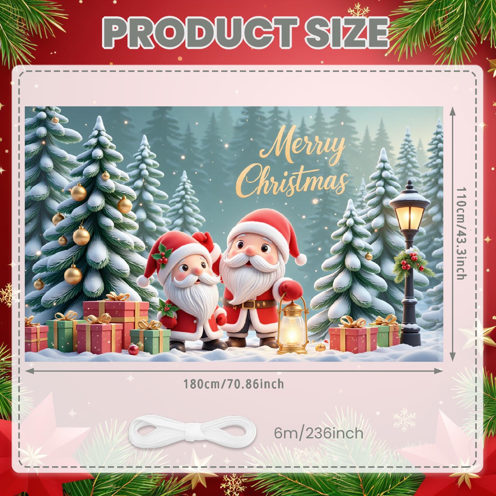 

Festive Banner Snowy Background Winter Banner Christmas Banner Winter Scene Christmas Decor For Winter Wonderland Christmas