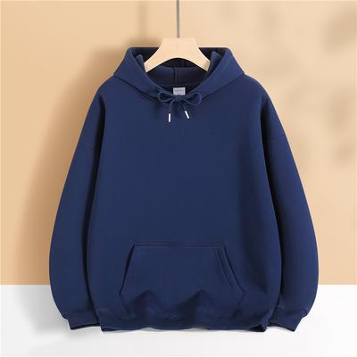 Autumn/Winter Pearl Series Fleece Hooded Dropped Shoulder Sweater, Casual Long Sleeved Couple Clothes,Trendy Brand Unisex