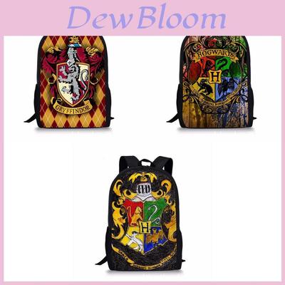 Harry Potter Student Backpack With Large Capacity Nylon Bookbag For Daily Use