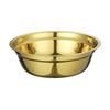 Gold-Plated 304 Stainless Steel Flat Bottom Food-Grade Bowl - Ideal for Soup or Rice, Household Use, Thickened Design, Small Size.