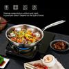 Stainless Steel Nonstick Frying Pan With Glass Lid For Even Heating And Ergonomic Grip Kitchen Cookware