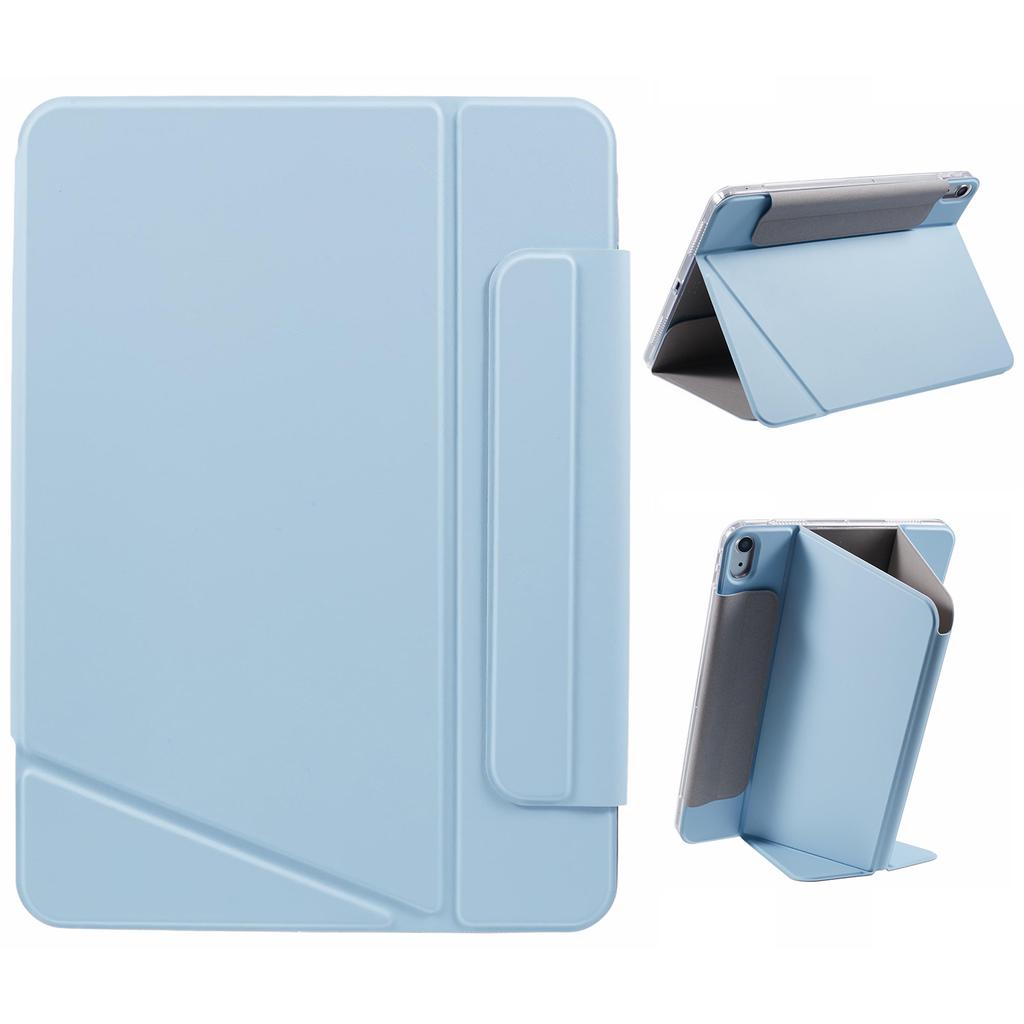 For iPad Air (2022)/(2020) Case Multiple Viewing Stand PU Leather Detachable Tablet Cover