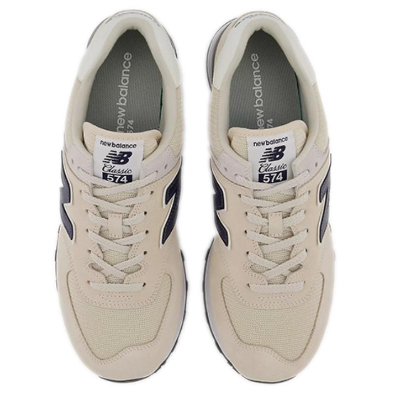 New Balance 574 Tan Navy Sneakers ML574EQ2