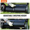 Push Lawn Sweeper, 26-inch Leaf & Grass Collector, Strong Rubber Wheels & Heavy Duty Thickened Steel, Durable to Use with Large Capacity 7 cu. ft.