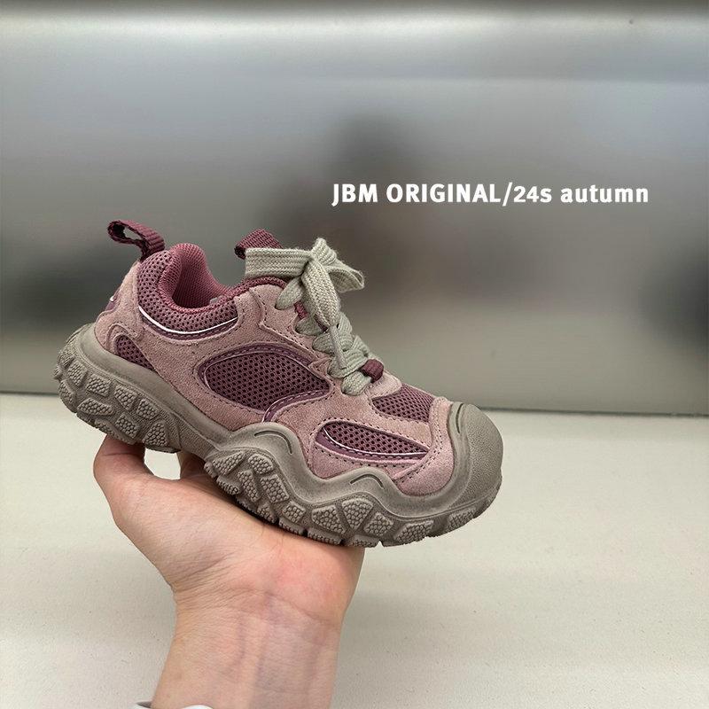 

New children s sports shoes autumn new 2025 classmate dad shoes girls students boys casual running shoes 37 фуксия