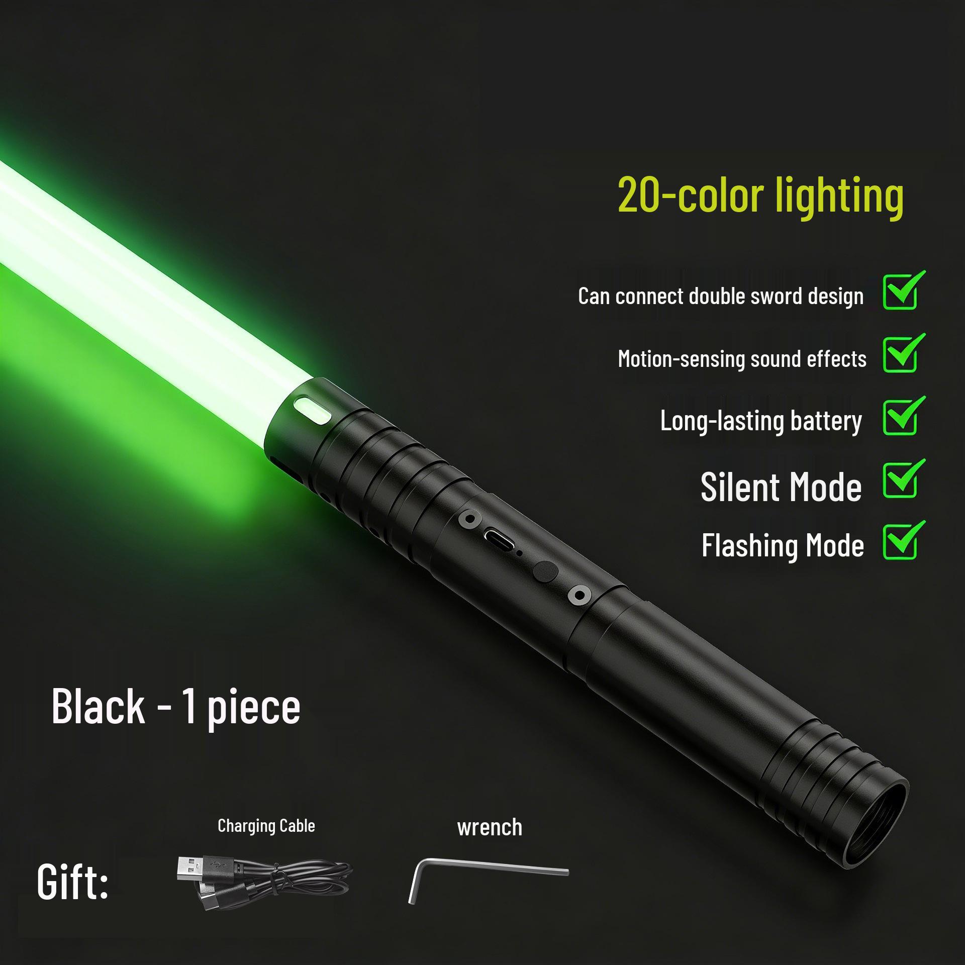 Colorful Metal Two-in-One Children s Laser Sword Star Wars Lightsaber Toy Blade Regular