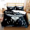Casal Rock Band All Season Duvet Cover Comforter Bedding Sets Soft Quilt Cover and Pillowcases Boys Single/Double/Queen/King