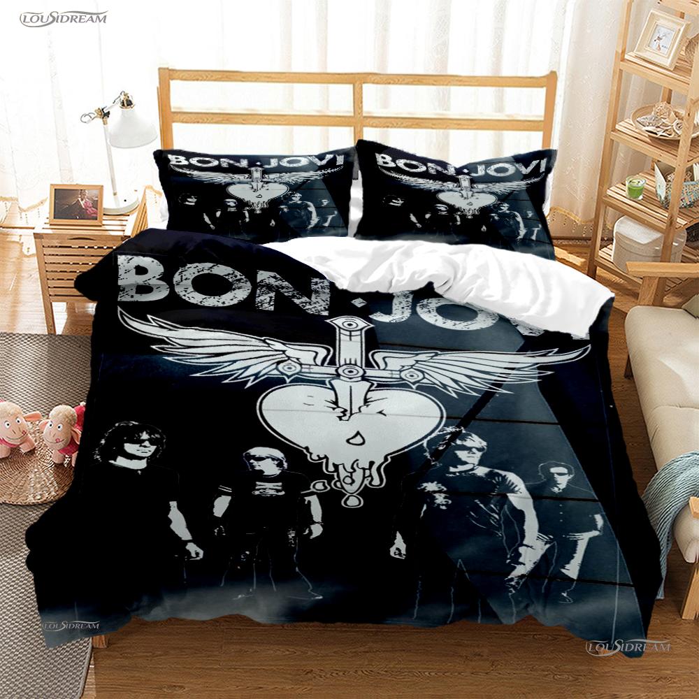 Casal Rock Band All Season Duvet Cover Comforter Bedding Sets Soft Quilt Cover and Pillowcases Boys Single/Double/Queen/King