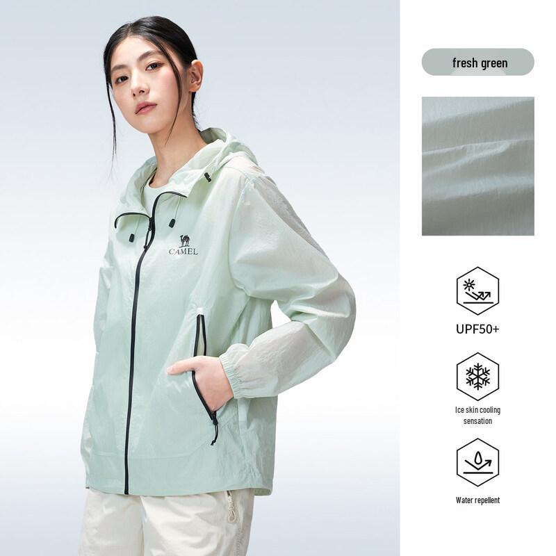 CAMEL Unisex Hooded UV Protection Outdoor Jacket