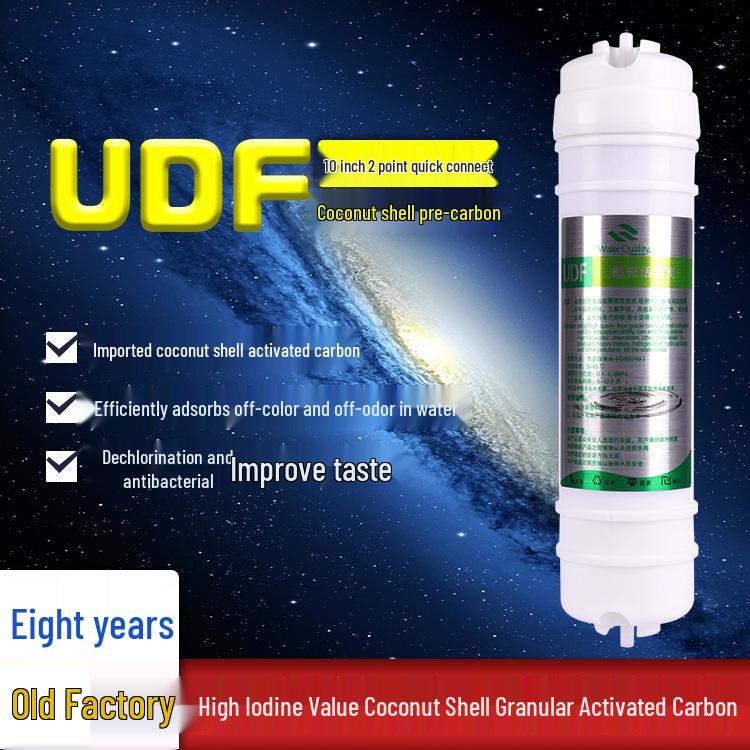 Korean Quick Connect UDF Water Purifier with Coconut Shell Activated Carbon Filter Cartridge