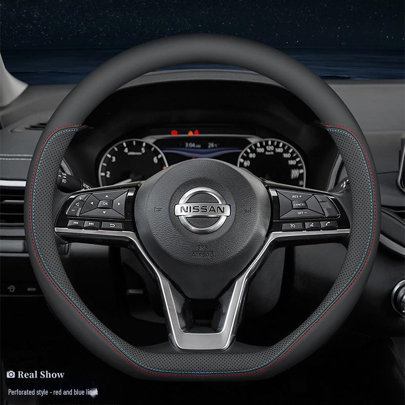 Steering Wheel Cover for Nissan 14th Gen Sylphy, Qashqai, Classic Teana, Bluebird, X-Trail, 2022 Kicks