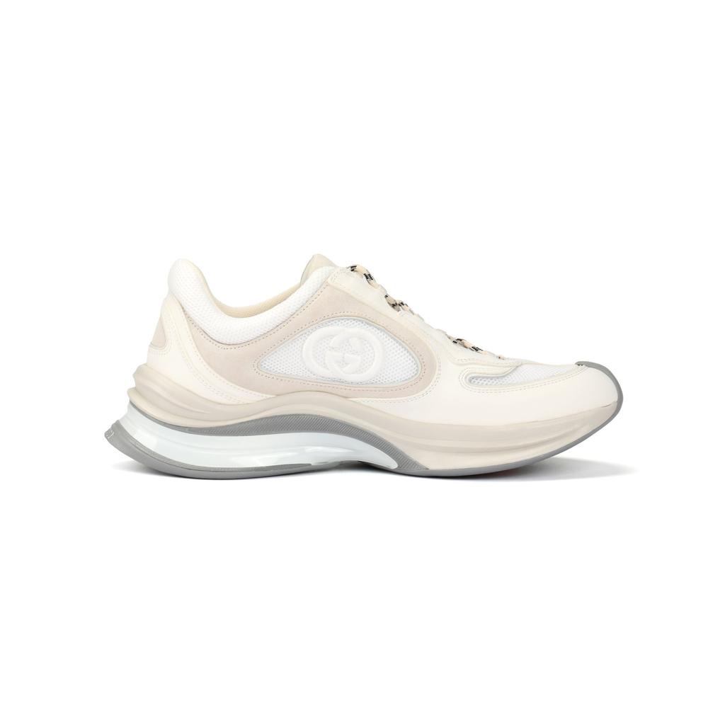 Gucci Wmns Run Sneaker 'White Suede' Women's 746939 AAB62 9144