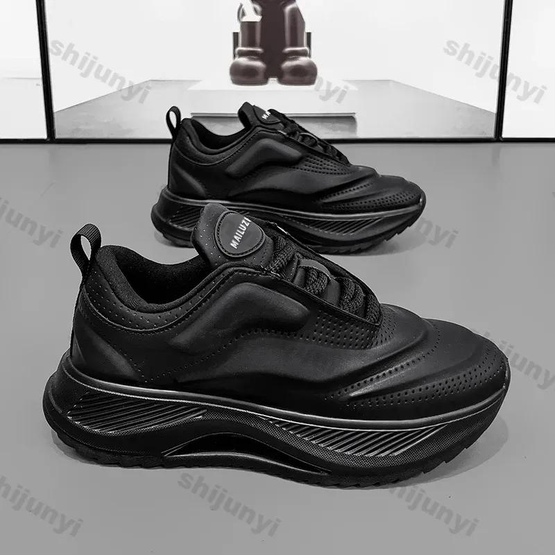 Men's Casual Sneakers Light Walking Tennis Shoes Men Autumn Fashion Outdoor Thick Non-slip Platform White Shoes Zapatillas Mujer