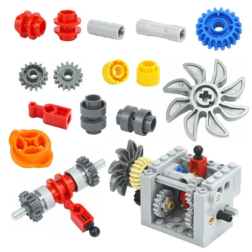 MOC Technischer Getriebeachsen-Verbinderbausteine Antriebskupplung Schaltkupplung Getriebebaustein Spielset Leduo 6542 18947 6539