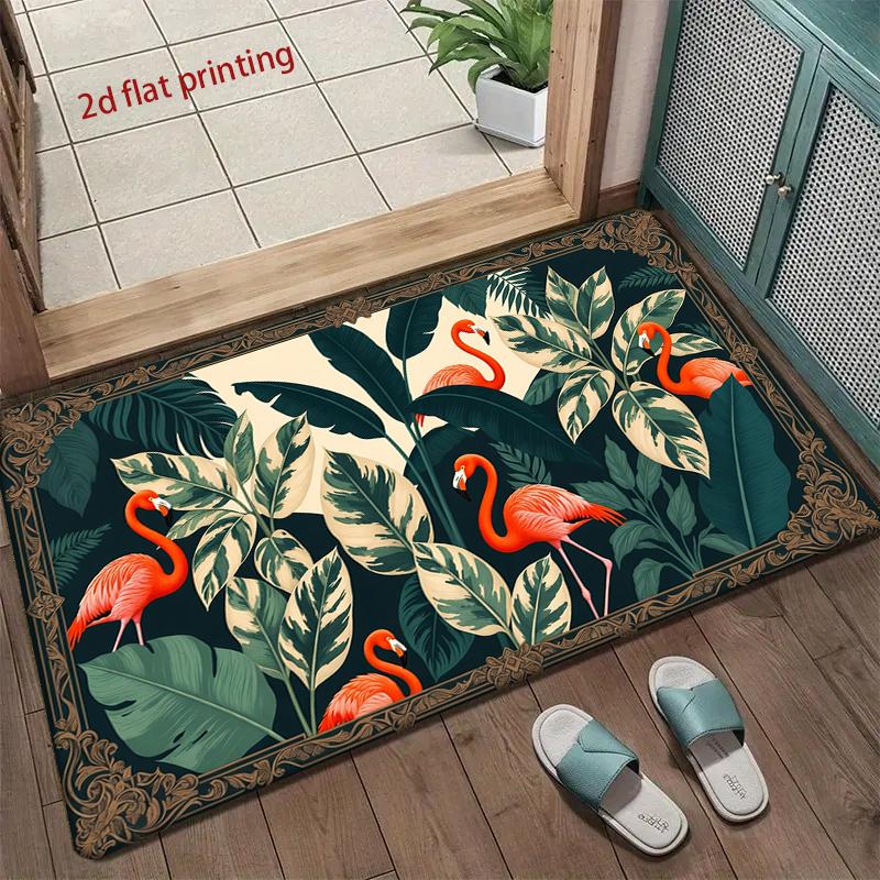 Tropical Flamingo Pattern Living Room Decoration Home Sofa Non-Slip Carpet Study Bedroom Tatami Children'S Soft Floor Mat