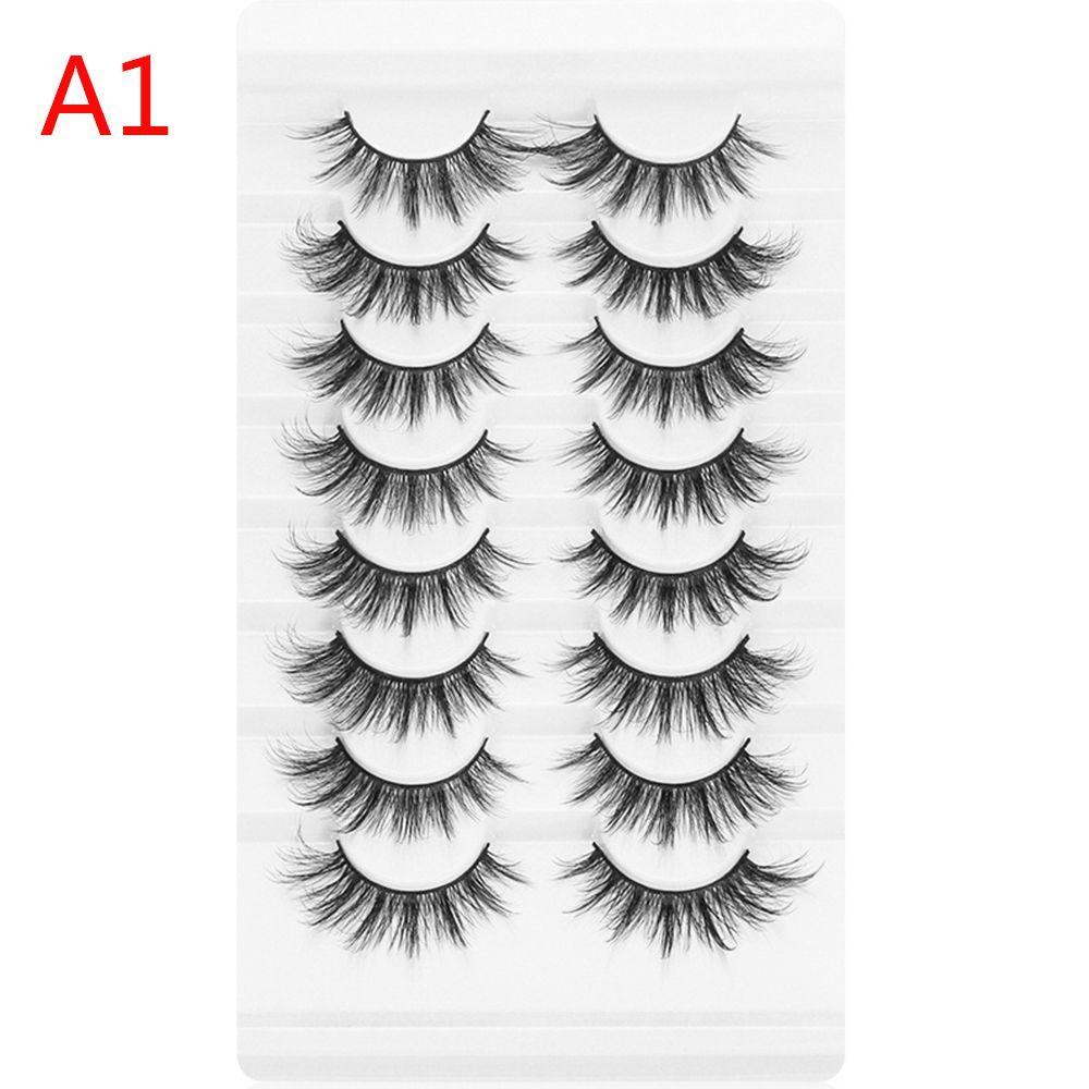 Tools Multilayered Effect Long Natural 3D Mink False Eyelashes Eye Lash Extension Full Volume Thick