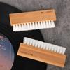 Vinyl Record Dust Cleaning Brush Natural Beech Handle Soft Bristle Anti-Static Cleaner Dust Remover Accessory Record Cleaning To