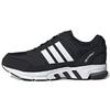 Utstyr 10 Kinesisk nyttår Stoff Lær Støtdemping Sklisikker Lav topp Løpesko Unisex Sneakers Svart Hvit GX6602