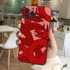 Polly Nor Print Handyhülle für iPhone 16 15 14 13 12 11 17 Pro Max Plus Rückseitenhüllen