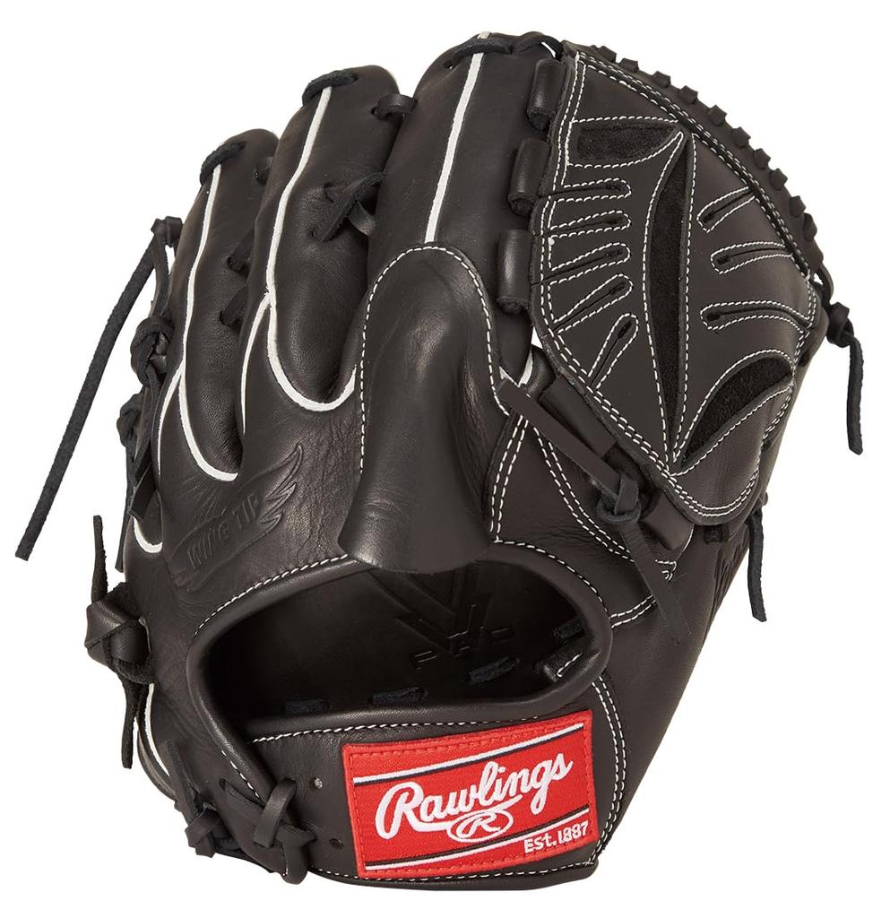 Rawlings Baseballová rukavice Soft pro dospělé HYPER TECH R2G GR5HTA15W Černá [Pro nadhazovače] Velikost 11,75 *Pro leváky (nošeno na pravé ruce)