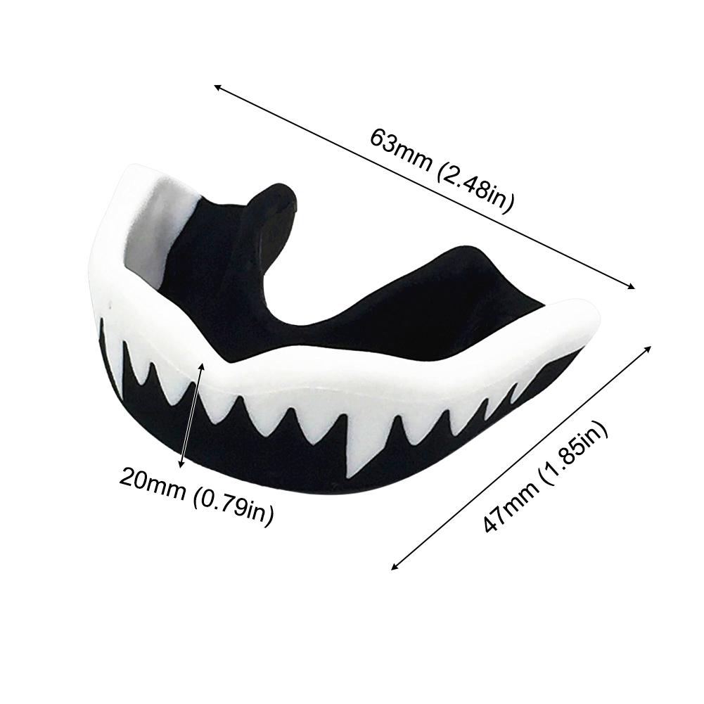 Mouth Guard Teeth Protector with Storage Box Combat Sports Mouth Guard Adults Junior Mouth Guard for Contact Combat Sport