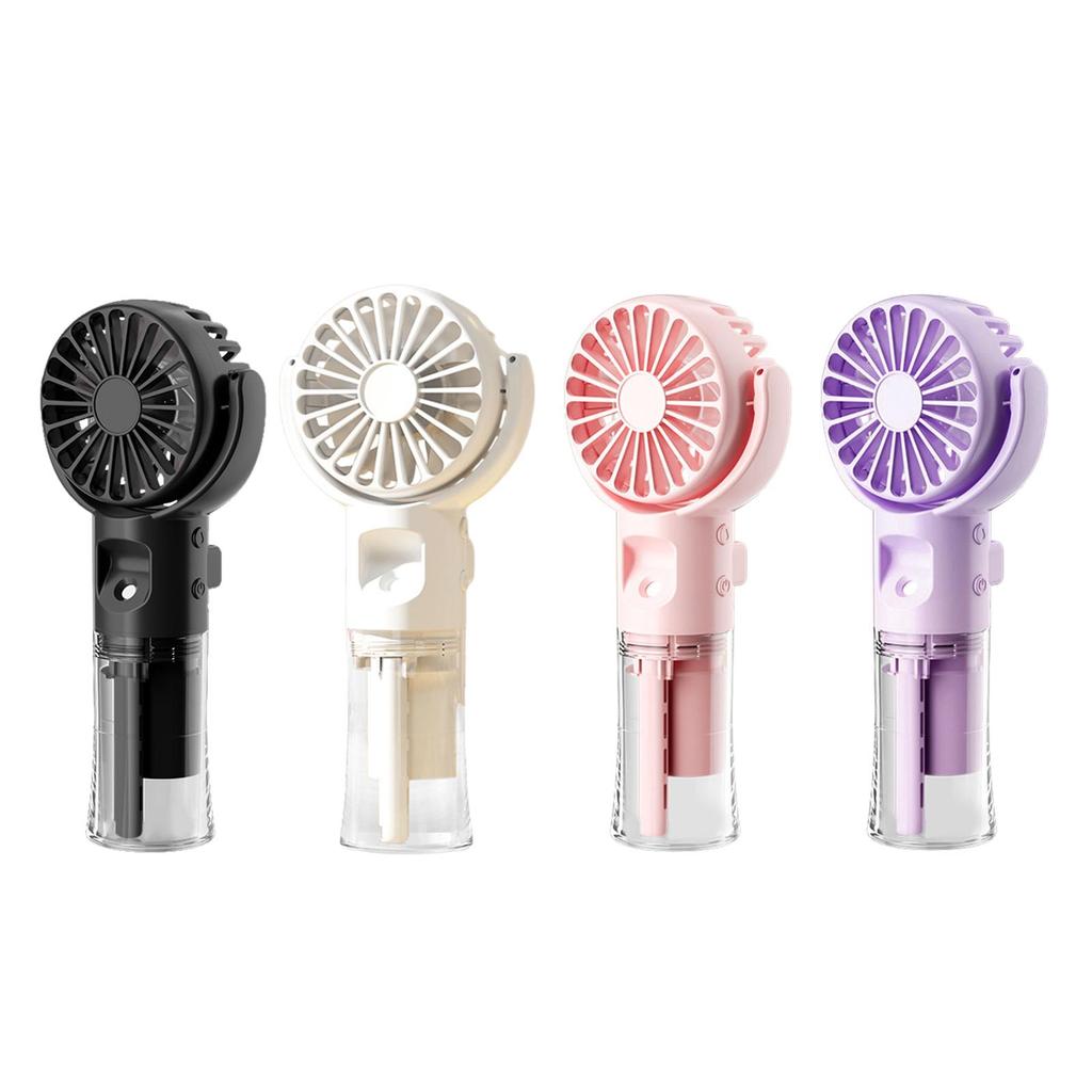 Portable Handheld Fan Adjustable Angle USB Rechargeable Table Fan Pocket Personal Hand Fan for Picnics Makeup Office Travel Home