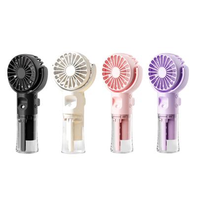 Portable Handheld Fan Adjustable Angle USB Rechargeable Table Fan Pocket Personal Hand Fan for Picnics Makeup Office Travel Home