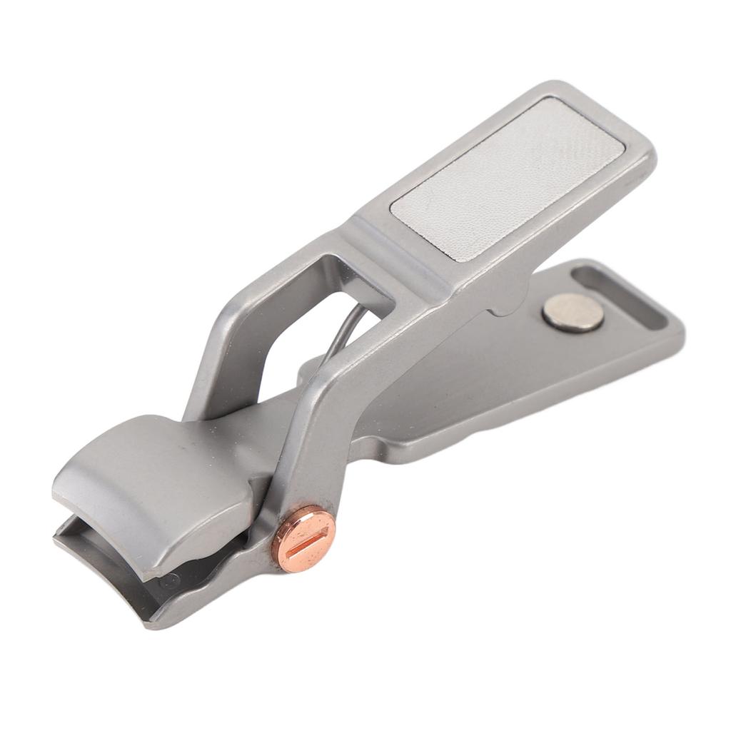 Nail Clipper for Thick Nails Flat Wide Jaw Opening Stainless Steel Fingernail Clipper Cutter