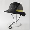Summer Quick Dry Patchwork Bucket Hat Women Men Gorpcore Outdoor Hiking Mountain Cap Windproof Rope Sun Protection Fisherman Hat