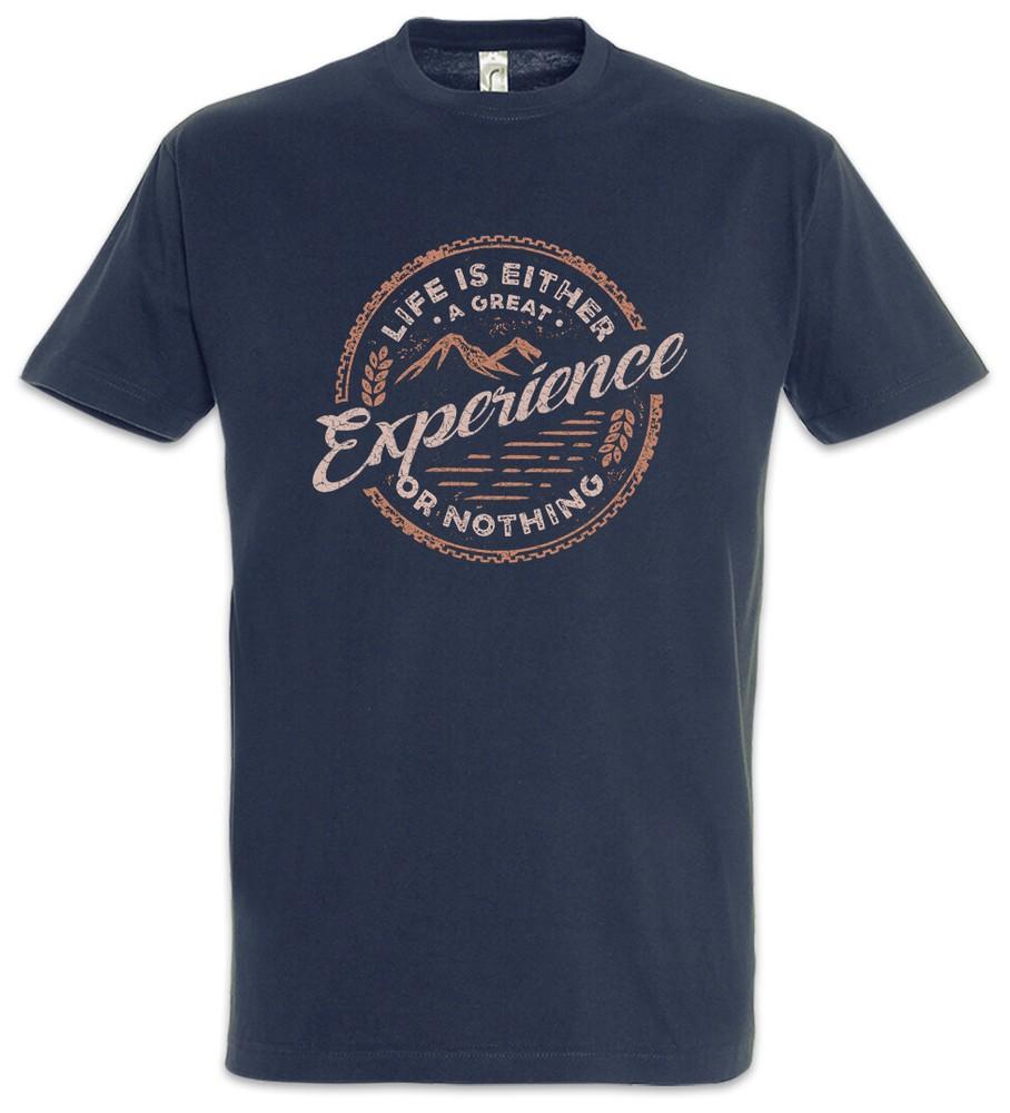 

Life Is Either A Great Experience Or Nothing T-Shirt Camping Boy Scout Wildlife L
