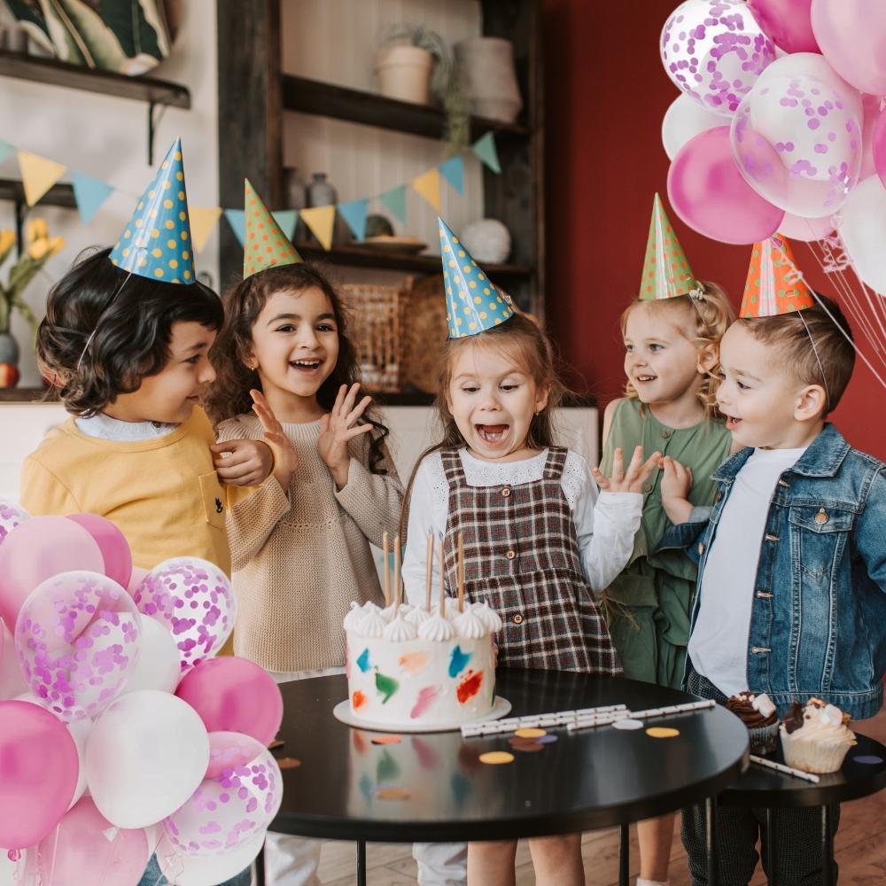 Confetti Balloons White Cream Birthday Party 26cm Strong Durable 25pcs