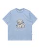 WAIKEI Vintage Cloud Archive Stitch Short Sleeve T-Shirt Sky Blue