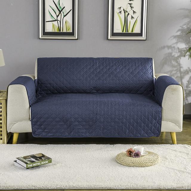 Μονόχρωμο κάλυμμα καναπέ που πλένεται αφαιρούμενο πετσέτα υποβραχιόνιο καλύμματα καναπέ Καλύμματα καναπέ για σκύλους κατοικίδια Μονό/Δί/Τριθέσιο