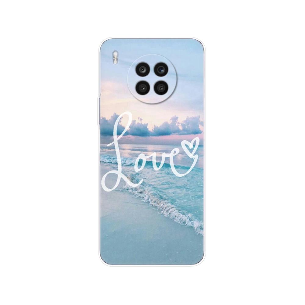 

Для Honor 50 Lite чехол 6,67 дюймов силиконовый чехол для задней панели телефона для Huawei Honor 50 Lite мягкий чехол ТПУ бампер 50Lite Light Funda Honor 50 Lite